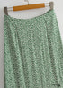 Boho Skirts in Green Garden For Women